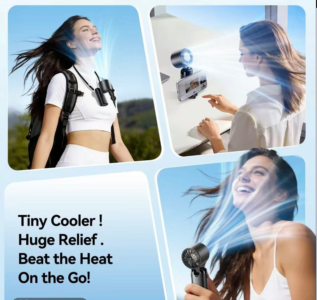 Portable fan Handheld High Speed Fan 199 Adjustable Levels Foldable for Summer  Travel Vacation Essentials& Outdoor Activities  cool fan,dorm essentials,home essentials